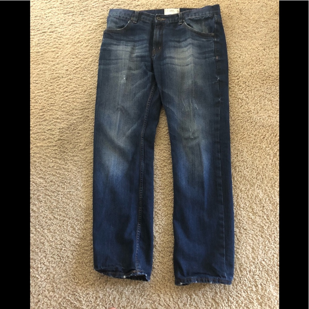 Free Planet Blue Jeans -  33W 30L